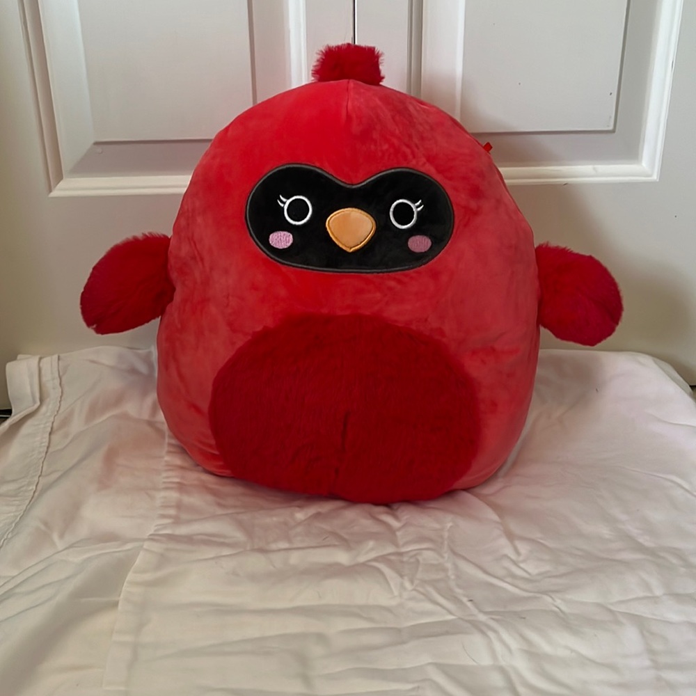 Red Cardinal Bird Squishmallow! 12”